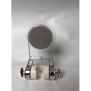 shower head holder for bathroom  no drill wall mounted hand shower holder  adjustable shower head stand  vacuum suction amp self adhesive installation options nd-43822