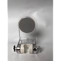 Shower Head Holder for Bathroom | No Drill Wall Mounted Hand Shower Holder | Adjustable Shower Head Stand | Vacuum Suction & Self Adhesive Installation Options [ND-43822]