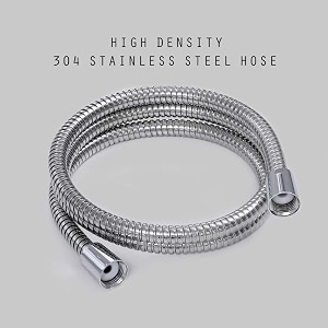 shower hose replacement 60-inch 304 stainless steel hand held shower hose with brass fitting 60-inch stainless steel