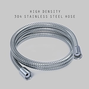 shower hose replacement72-inch 304 stainless steel extra long hand held shower hose chrome with brass fitting 72-inch chrome
