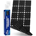 Shower Mat Non Slip Bathtub mat, TPE Bath Mat Non Slip 31.5" x 16", Black