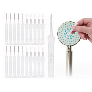 shower nozzle cleaning brush shower head cleaning tools shower hole gaps bore cleaner keyboard mobile speakers brush bathroom supplies 10 pcs