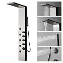 Shower Panel Tower System with Rainfall Shower Head