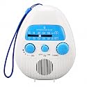 Shower Radio, Portable AM/FM Radio with Large Rotary Knobs