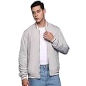SHOWOFFFF Men Solid Bomber Jacket Mock