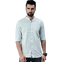 SHOWOFFFF Men Solid Casual Shirt Mandarin