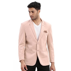SHOWOFFFF Men Solid Single Breasted Casual Blazer