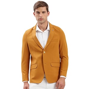 SHOWOFFFF Men Solid Single Breasted Casual Blazer