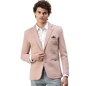 SHOWOFFFF Men Solid Single Breasted Casual Blazer