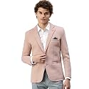 SHOWOFFFF Men Solid Single Breasted Casual Blazer