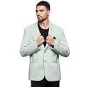 SHOWOFFFF Men Solid Single Breasted Casual Blazer
