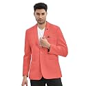 SHOWOFFFF Men Solid Single Breasted Casual Blazer