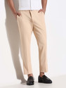 SHOWOFFFF Tapered Men Beige Trousers