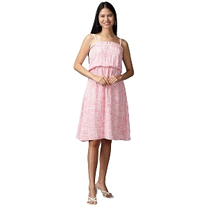 SHOWOFFFF Women Bohemian Fit and Flare Casual