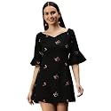 SHOWOFFFF Women Solid Fit and Flare Casual