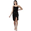 SHOWOFFFF Women Solid Sheath Casual Dress 