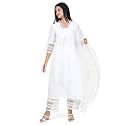 SHOWOFFFF Women Solid Three-Piece Anarkali Festive Kurta