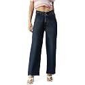 SHOWOFFFF Women Wide Leg Jeans Denim