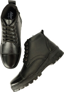SHOZEN Pure Leather Police Army Official Officer