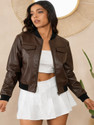 Shozuj Full Sleeve Solid Women Jacket