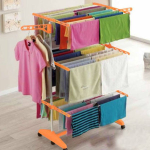 shp steel floor cloth dryer stand pra987 3 tier