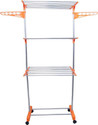 SHP Steel Floor Cloth Dryer Stand Stainless Steel Series01 (3 Tier)