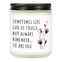 Shqiueos Inspirational Gifts for Women, Cancer Care Lavender Scented Candle