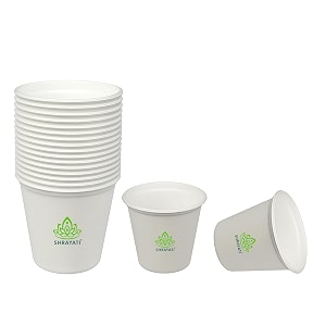 shrayati sugarcane bagasse cups 250 ml pack of 500 pcs biodegradable compostable ecofriendly best for coffee and colddrinks and serve any liquid food hot and cold