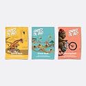 Shred Til Bed - The Mountain Bike Animal Activity 3x Pack Book. Activity Book - 20+ MTB Themed Activities | Sticker Book - 100+ Stickers | Colouring Book - 26 Animals