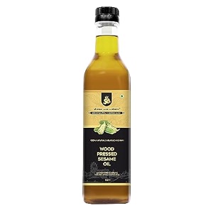 shree aanantam cold pressed sesame gingelly oil - 500ml x 2  bottle  kolhukacchi ghanichekku  gingelly oil  natural  chemical-free  wood pressed til tel for cooking