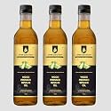 Shree Aanantam Cold Pressed Sesame Gingelly Oil - 1Liter x 3 | Bottle | Kolhu/Kacchi Ghani/Chekku | Gingelly Oil | Natural | Chemical-Free | Wood Pressed Sesame Oil for Cooking - 1l (Pack of 3)
