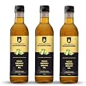 Shree Aanantam Wood Pressed Sesame Oil - 3x1L | Bottle | Kolhu/Kacchi Ghani/Chekku | Gingelly Oil | Natural | Chemical-Free | Cold Pressed Til Tel for Cooking.