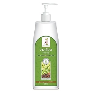 shree ayu-veda satreetha herbal shampoo for strong hair  controlling hair fall  repairing damaged hair  suitable for all hair types 650ml