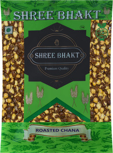 shree bhakt roasted chana  roasted chickpeas  bhuna chana futana - 500gm chana 500 g
