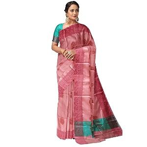 Shree Ganesham Saree Womens Munga Tussar Silk