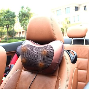 body massager pillow electric massager pillow for car amp home-office full body pain relief massager pillow with 8 ball multicolor