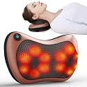 Body Massager Pillow, Electric Massager pillow for Car & Home-Office, Full Body Pain Relief Massager Pillow with 8 Ball (Multicolor)