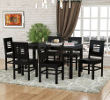 Shree Jeen Mata Enterprises Sheesham Wood 6 Seater Dining| Wooden Table Chair Set| Living Room Dining Set | Solid Wood 6 Seater Dining Set