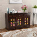 Shree Jeen Mata Enterprises Heritage Solid Wood Cabinet | Cabinet Drawer | Cabient | Sheesham Wood Cabinet | Solid Wood Free Standing Sideboard