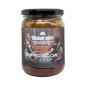shree maharaja39s red chilli pickle banarasi bharwa lal mirch ka achar in cold pressed mustard oil 500gm