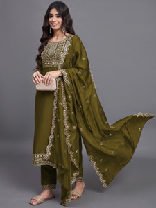 Shree Ramkrishna Fab Women Kurti Pant Dupatta