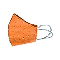 Shree Shree Fashion WEDDING SPECIAL Cloth Face Mask - Washable Light Weight Satin - Cotton Masks (ORANGE)