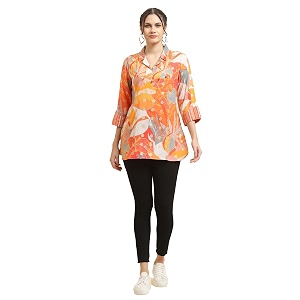 Shree Women Liva Rayon White Floral Print