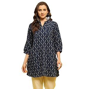 shree women liva rayon white floral print kurta