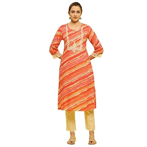 shree women liva rayon white floral print kurta