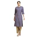 Shree Women Liva Rayon White Floral Print