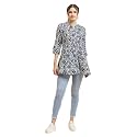 Shree Women Liva Rayon White Floral Print