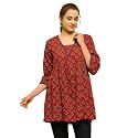 Shree Women Liva Rayon White Floral Print