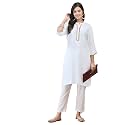 Shree Women Liva Rayon White Floral Print