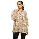 Shree Women Liva Rayon White Floral Print